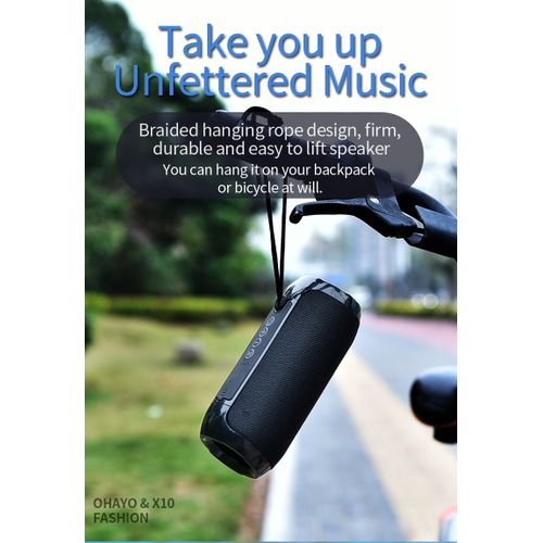 T&G Portable Wireless Bluetooth Speaker - Black image 2